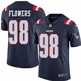 Nike Men & Women & Youth Patriots 98 Trey Flowers Navy Color Rush Limited Jersey,baseball caps,new era cap wholesale,wholesale hats